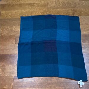 NWT Old Navy Infinity Blue Plaid Scarf